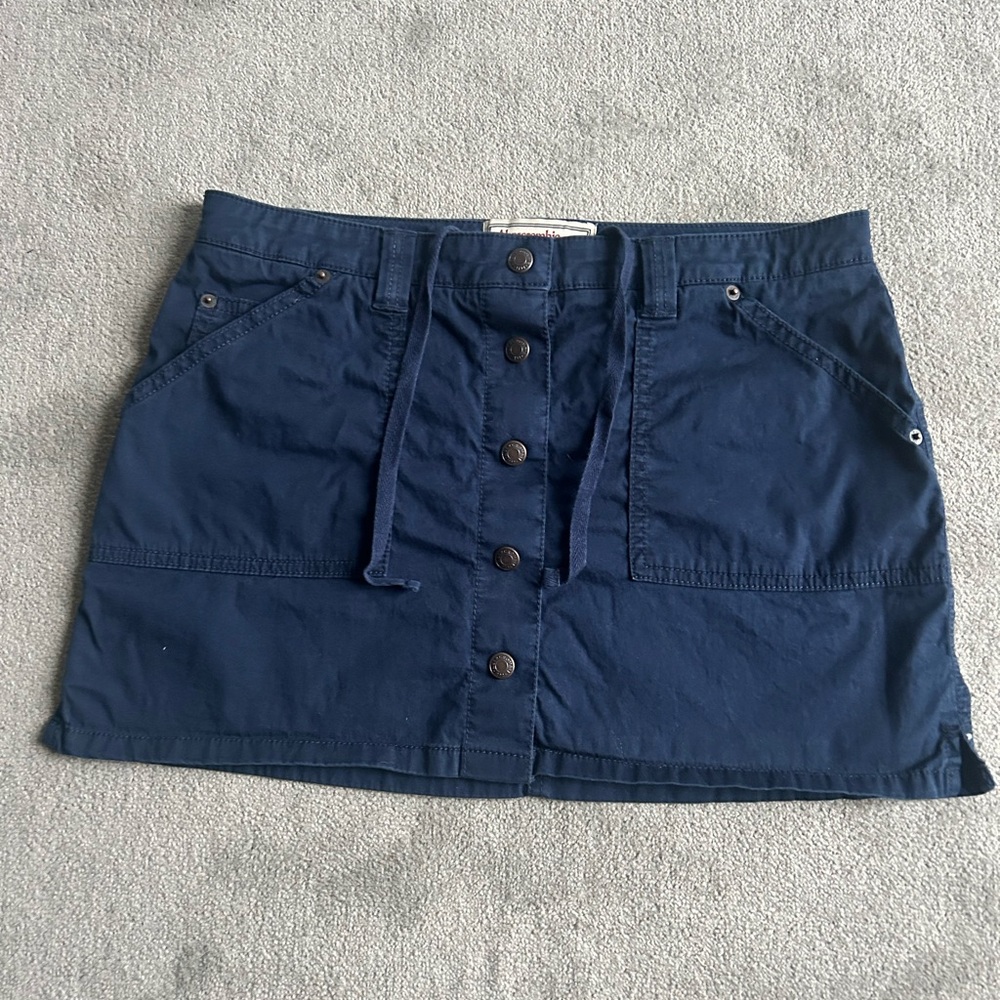Abercrombie & Fitch Navy Mini Skirt
